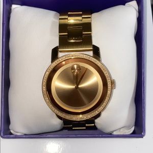 Movado watch with diamonds